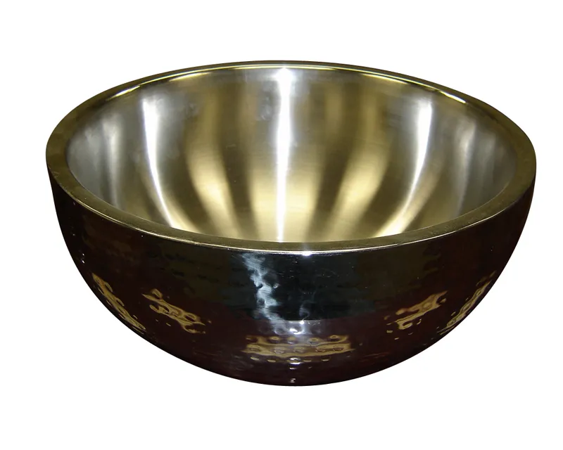 S/s Hammered 12" Bowl rental - thumbnail view 2