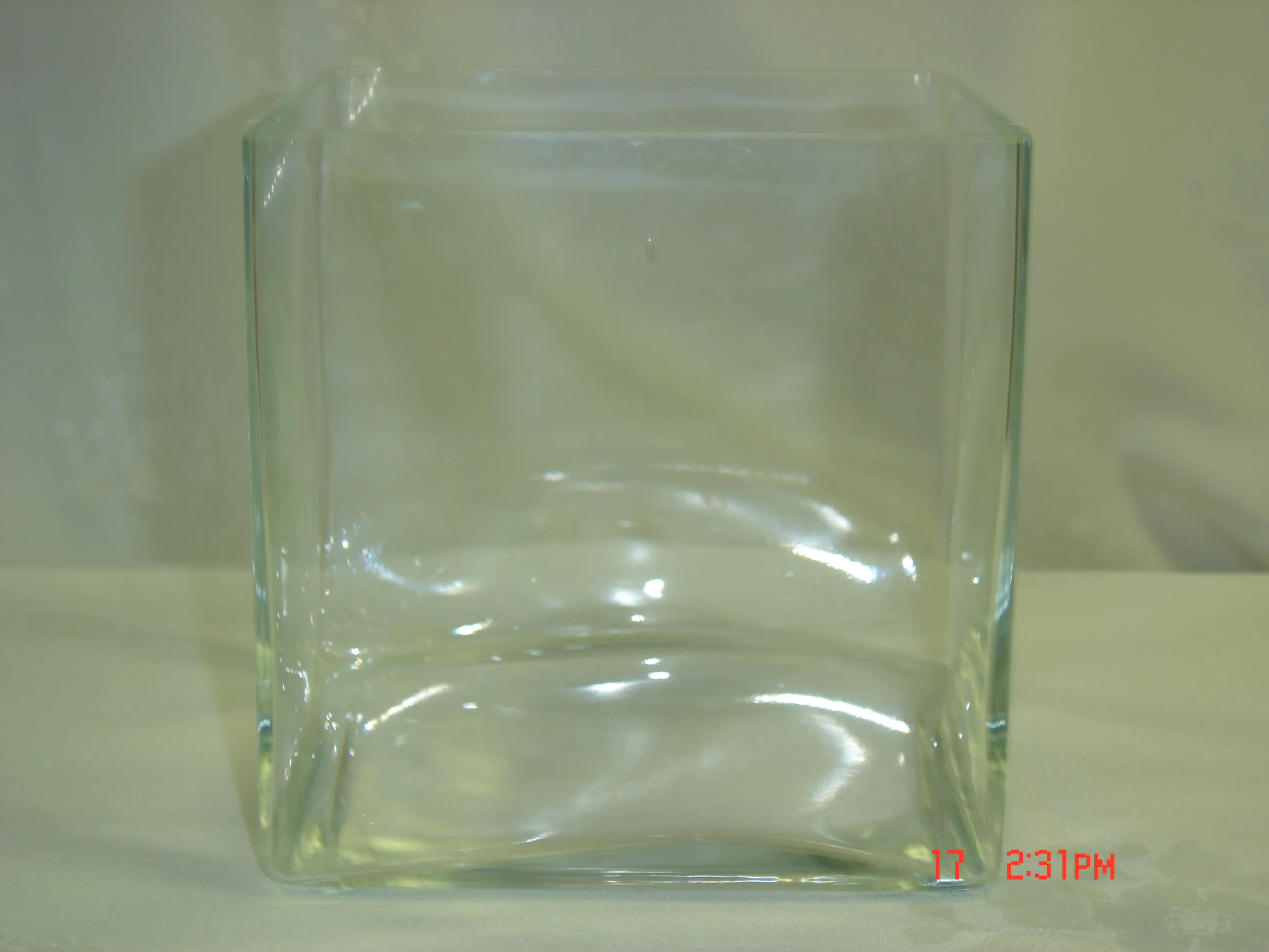 6" X 6" Glass Buffet Cube main view